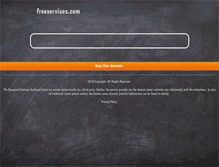 Tablet Screenshot of freeservices.com